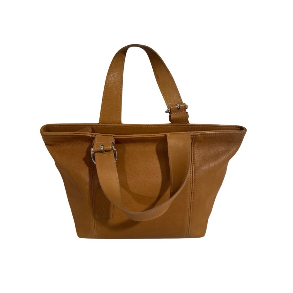 Vintage Coach Waverly Mini Tote Handbag in Saddle/Tan/Buckskin/Camel EUC No.4133 - Picture 5 of 17